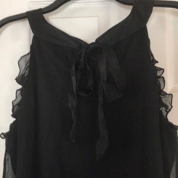 Black sleeveless cocktail dress - Picture 3 of 3